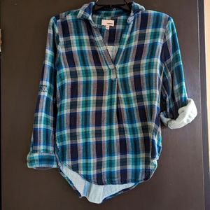 Sonoma Plaid Sweatshirt